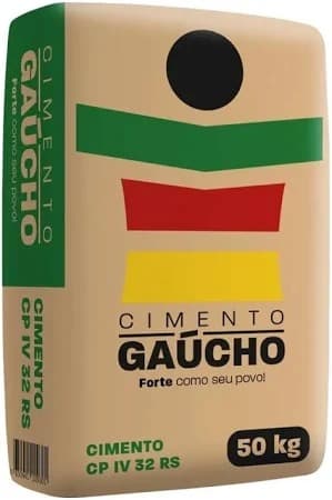 Cimento CP IV 32 50kg – Gaúcho - Imagem 1