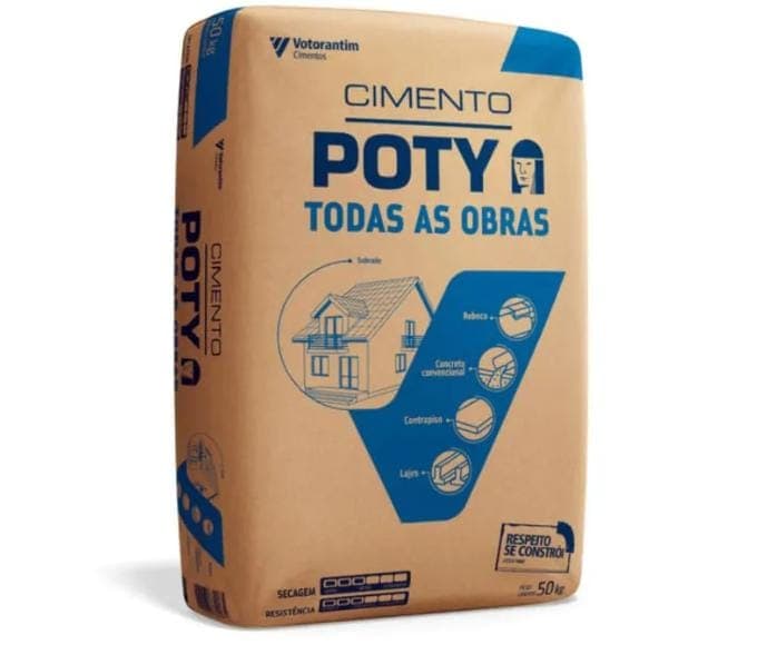 Cimento 50kg Todas as Obras – Poty