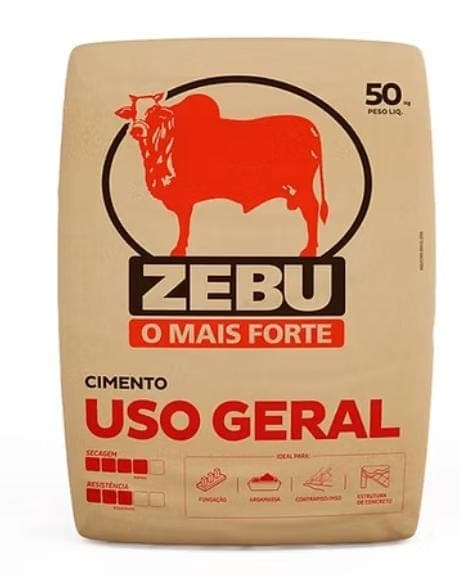 Cimento CP II 50kg – Zebu Uso Geral
